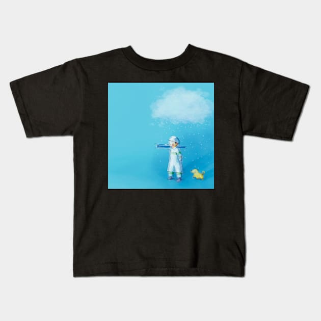 Raining day Kids T-Shirt by yphien